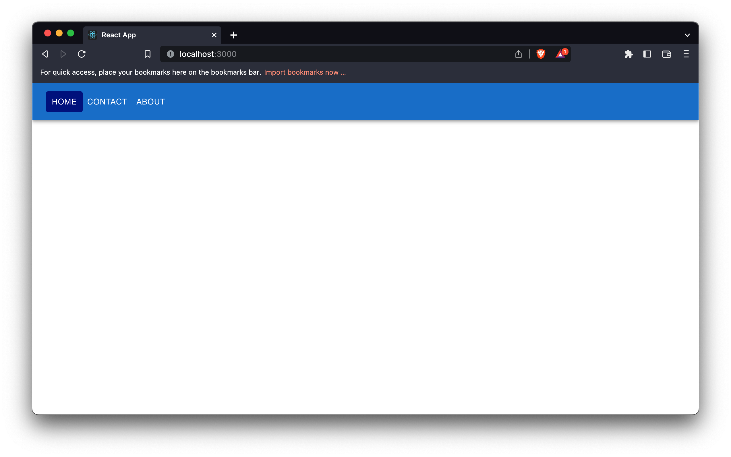 Create a Navbar Using Material UI and React Router